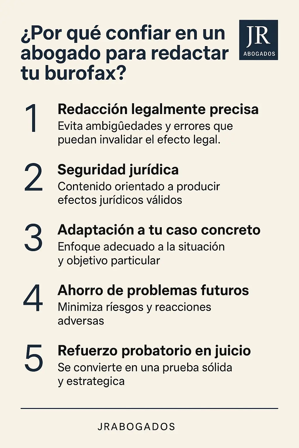 ¿Por qué confiar en un abogado para redactar tu burofax?