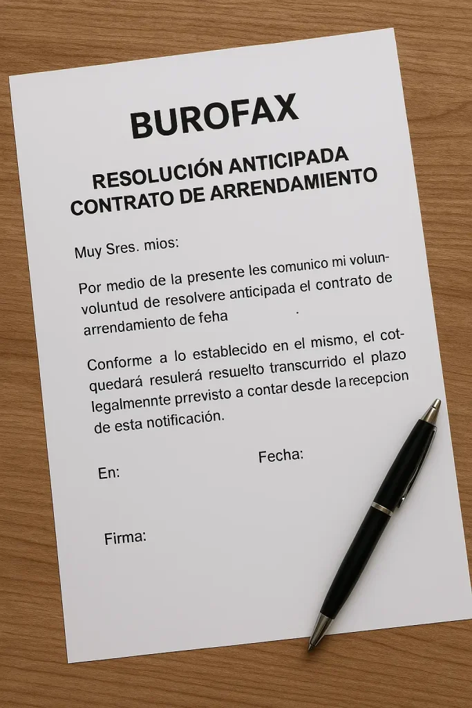 burofax.resolucion.anticipada.contrato.arrendamiento