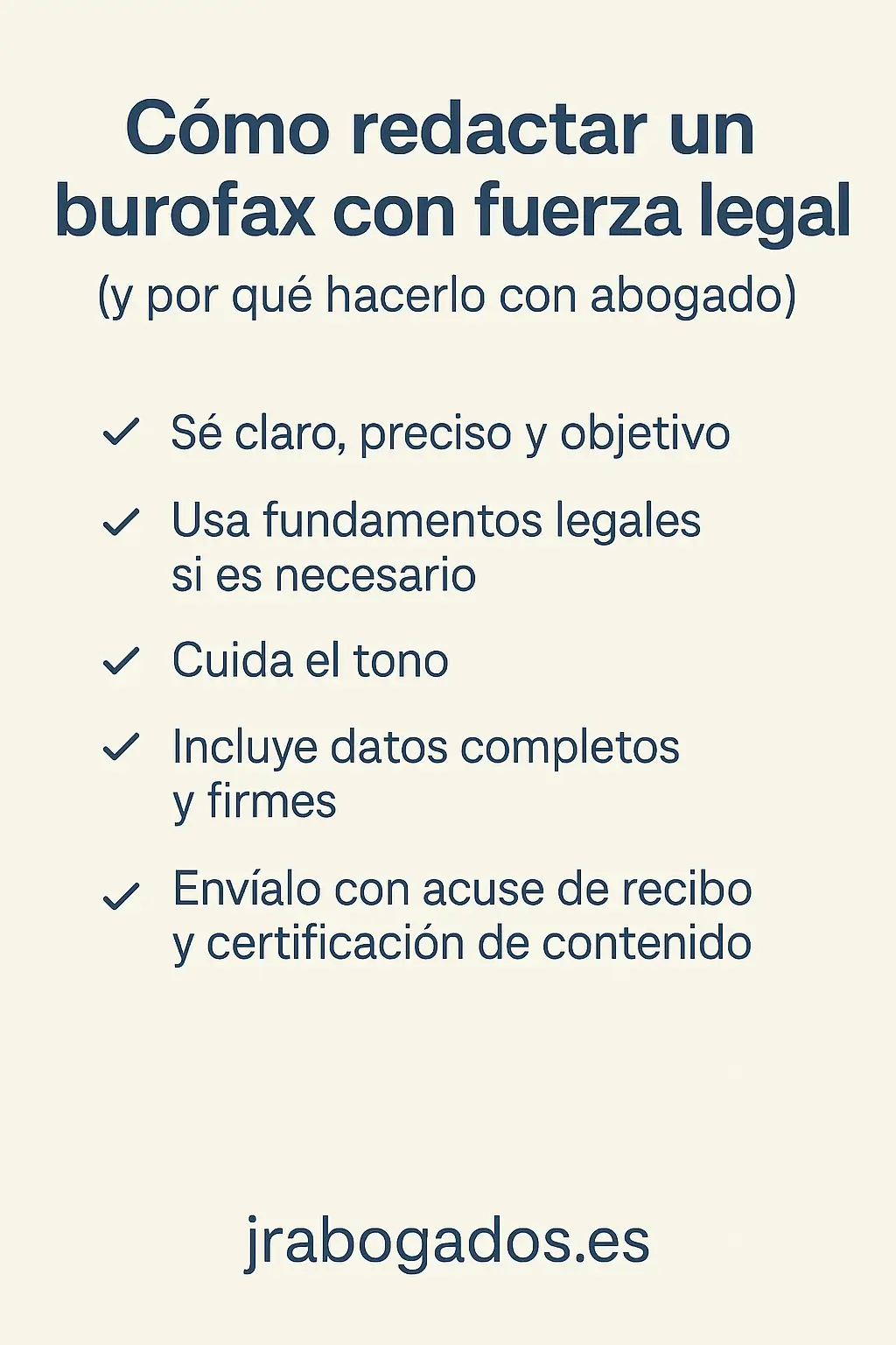 Cómo redactar un burofax con fuerza legal (y por qué hacerlo con abogado)