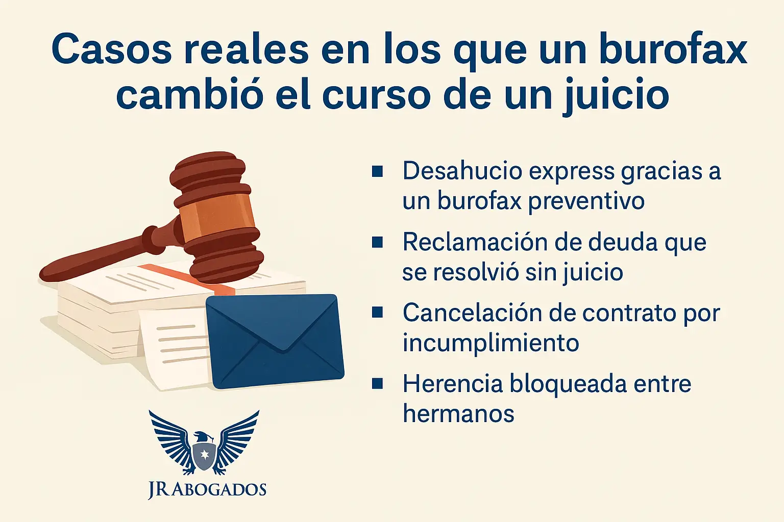 Casos reales en los que un burofax cambió el curso de un juicio