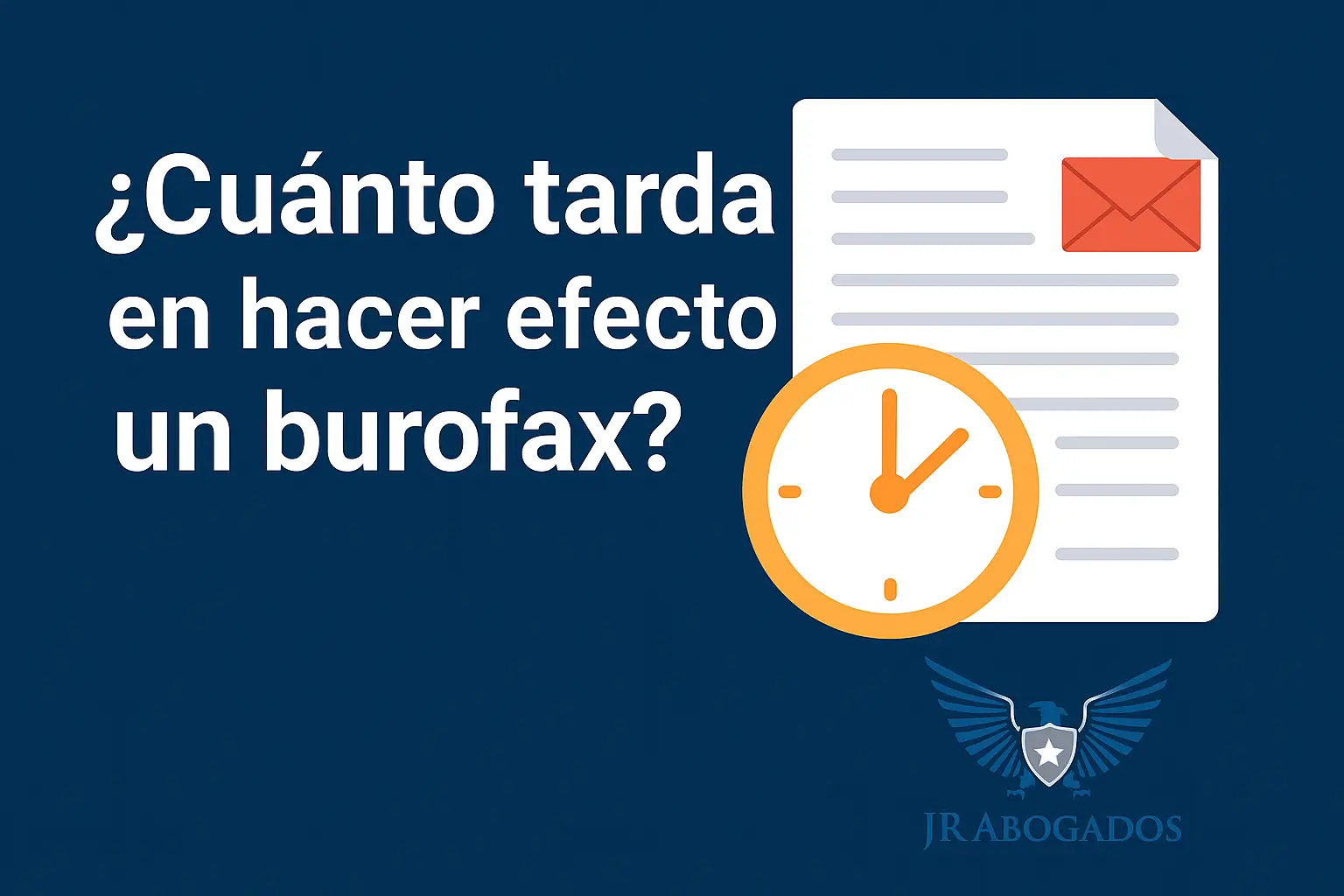 ¿Cuánto tiempo tarda en hacer efecto un burofax? Todo lo que debes saber en 2025