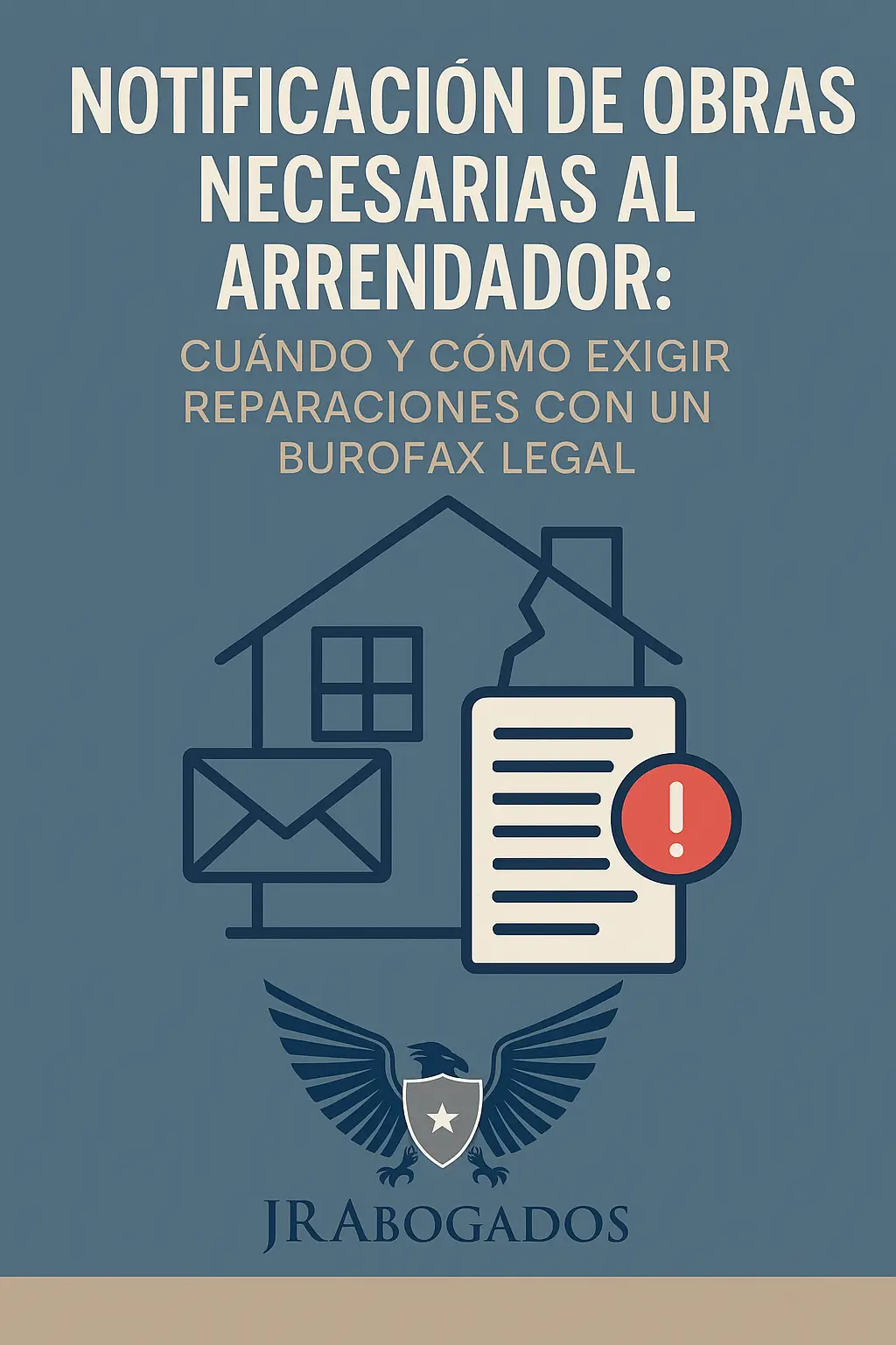 Notificación de obras necesarias al arrendador: cómo exigir reparaciones legalmente con un burofax