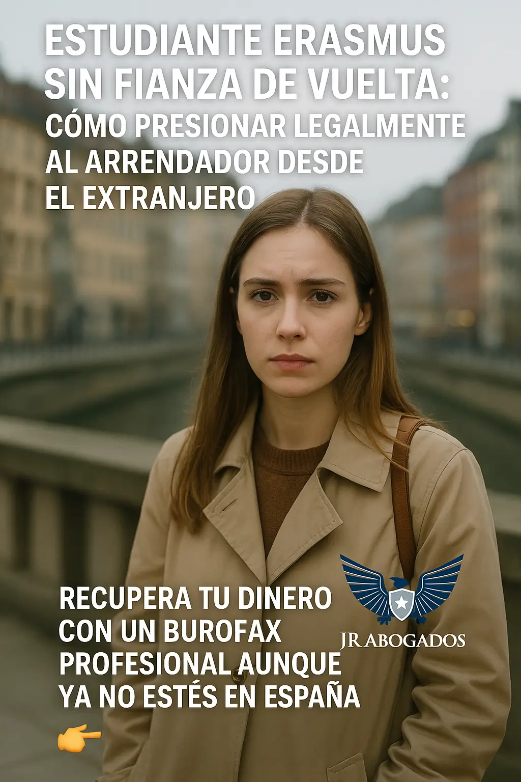 Estudiante Erasmus sin fianza de vuelta: cómo presionar legalmente al arrendador desde el extranjero