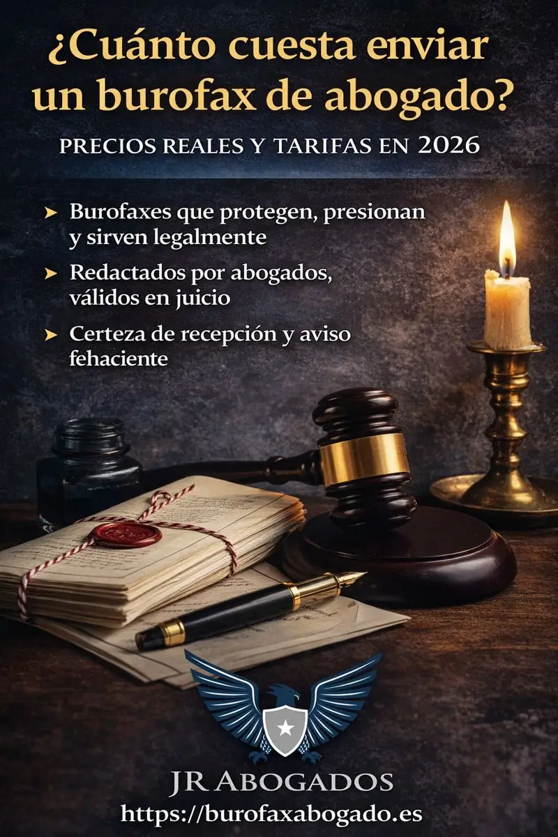 ¿Es más barato un burofax de abogado o iniciar un proceso judicial?